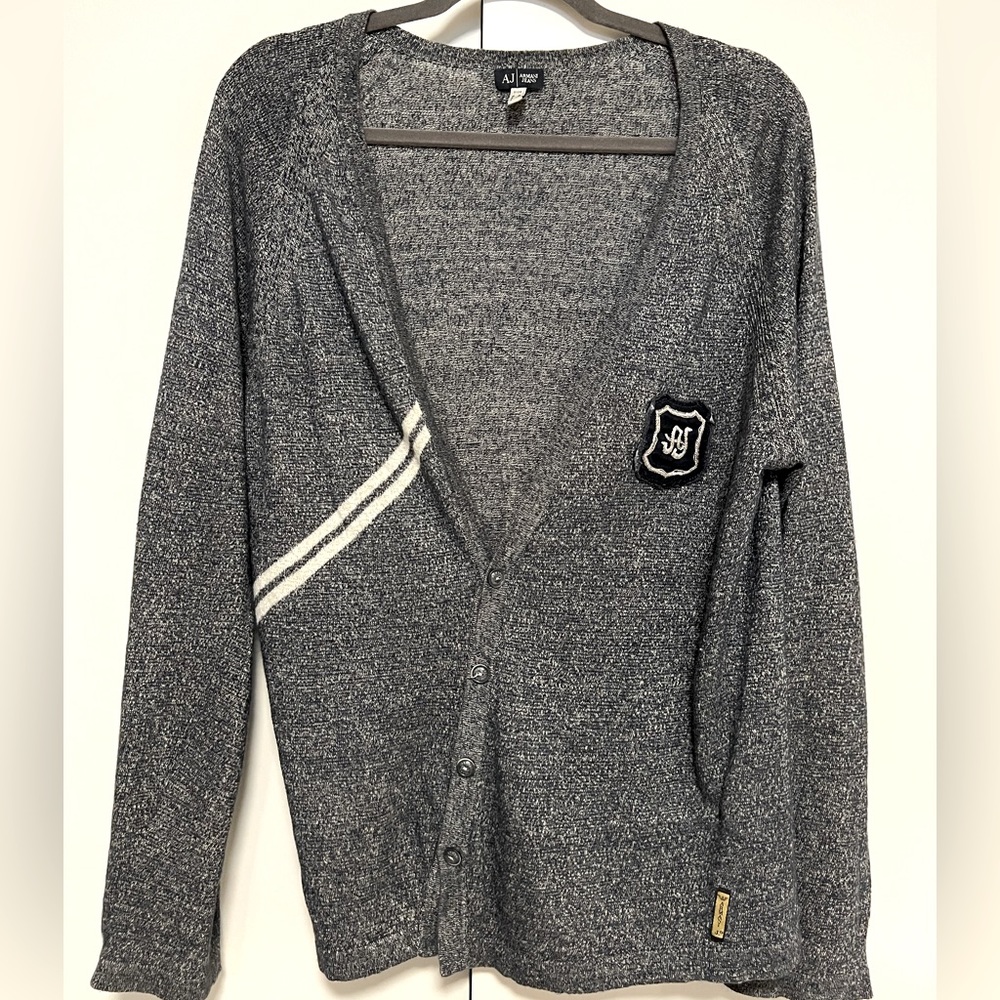 Armani Jeans blue cardigan small